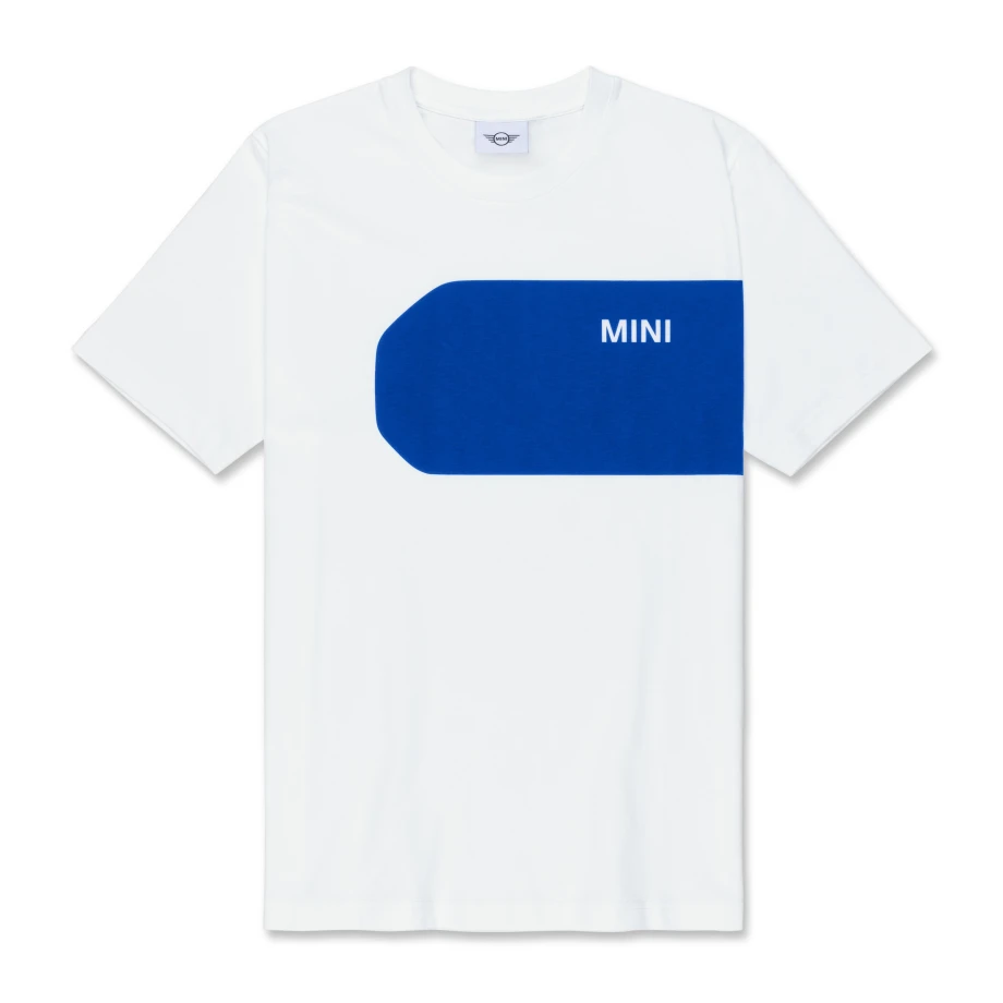 Футболка чоловіча з дизайном MINI, біла