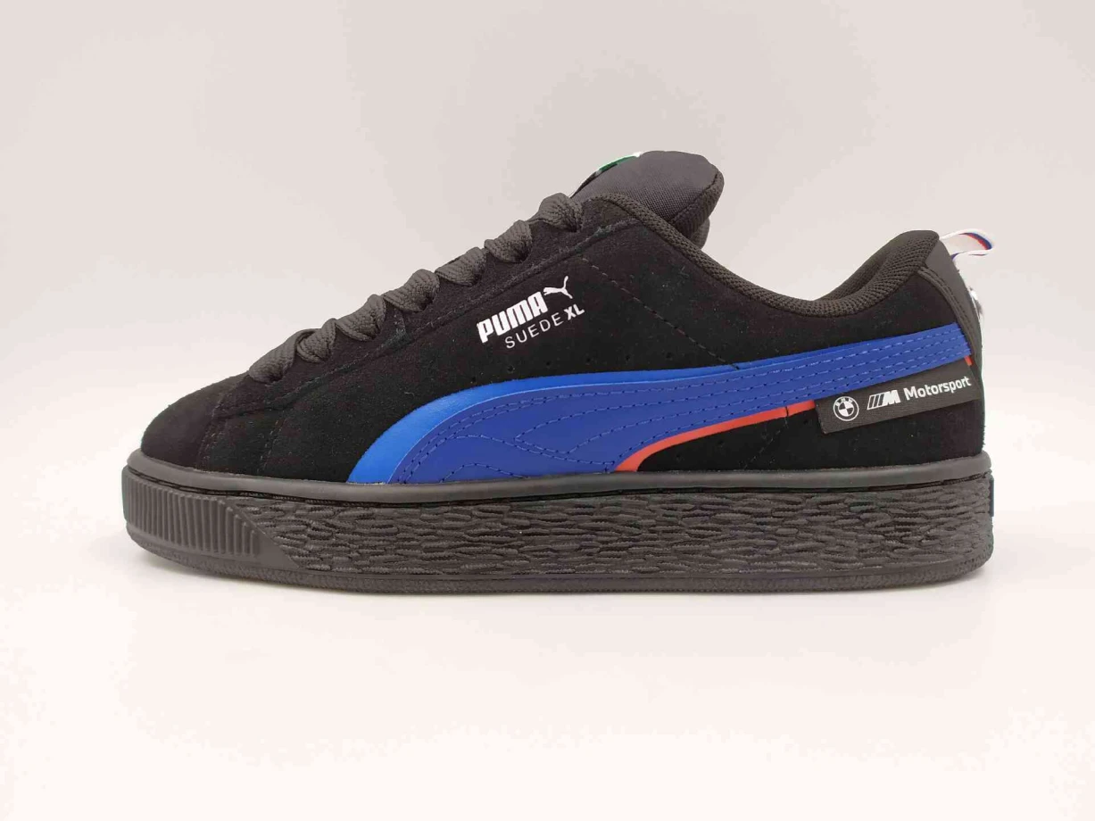 mmm21　38 Кросiвки замшевi BMW MMS Suede XL чорні